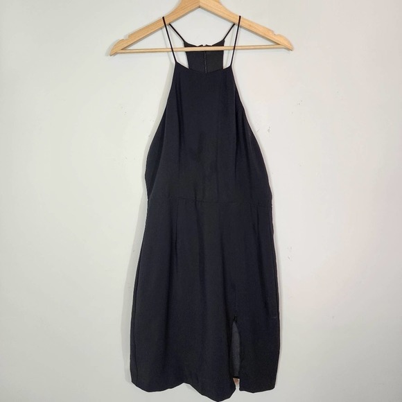 NWT NBD x Revolve Killin it Black Mini Dress with Open Back and Slit Size Medium - Picture 2 of 11